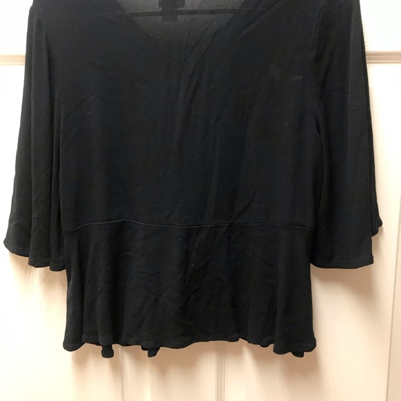 Mossimo blouse with lace up tie straps. - Picture 2 of 5